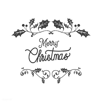 Merry Christmas badge design vector | Free stock vector - 494388