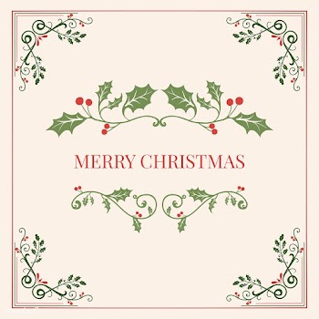 Merry Christmas badge design vector | Free stock vector - 494389