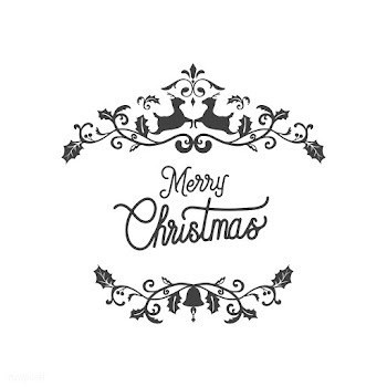 Merry Christmas badge design vector | Free stock vector - 494399