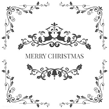 Merry Christmas badge design vector | Free stock vector - 494431