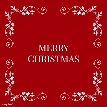 Merry Christmas badge design vector | Free stock vector - 494436