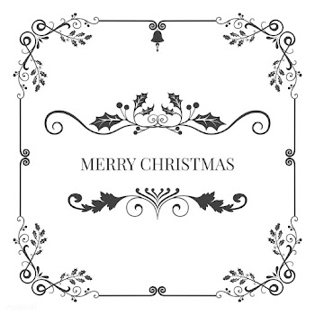 Merry Christmas badge design vector | Free stock vector - 494438