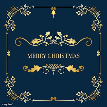 Merry Christmas badge design vector | Free stock vector - 494439