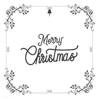 Merry Christmas badge design vector | Free stock vector - 494465