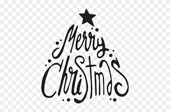 Merry Christmas Badge Transparent Png - Merry Christmas White Png