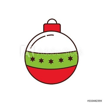 merry christmas ball hanging decoration