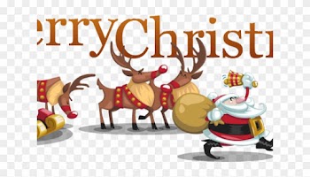 Merry Christmas Banner Clipart - Happy Christmas Banner