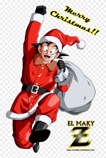 Merry Christmas By El Maky Z - Goku Christmas Png