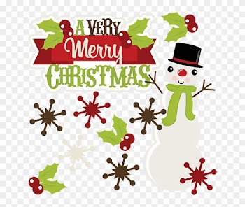 Merry Christmas Clip Art Background Transparent Images - Cute Merry Christmas Clip Art