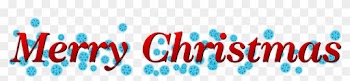 Merry Christmas Clip Art Banner - Christmas Day