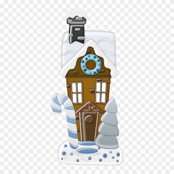 Merry Christmas Clipart House - Portable Network Graphics
