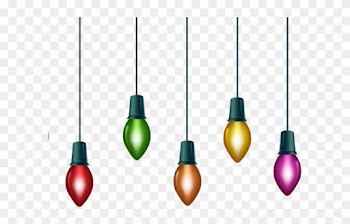 Merry Christmas Clipart Light - Christmas Lights Transparent Background