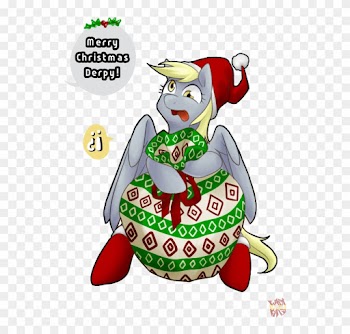 Merry Christmas Derpy By Norang94 - Cartoon