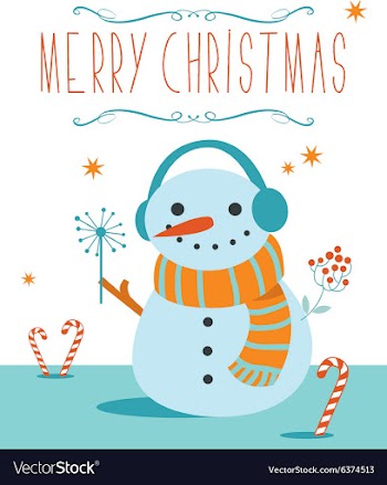Merry Christmas design vector image