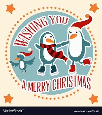 Merry Christmas design vector image