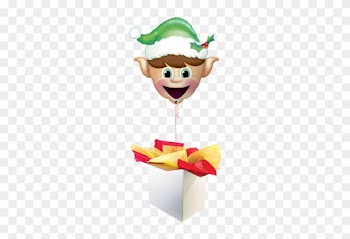 Merry Christmas Elf Shape Balloon - Merry Christmas Elf Shape Balloon