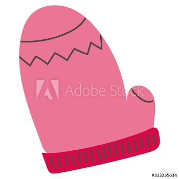 merry christmas glove decoration icon