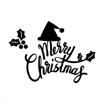 Merry Christmas greeting badge vector | Free stock vector - 494177