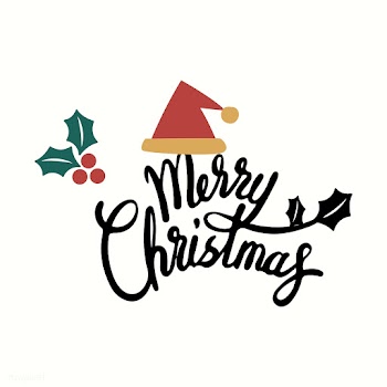 Merry Christmas greeting badge vector | Free stock vector - 494230