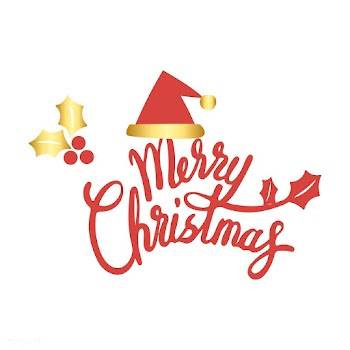 Merry Christmas greeting badge vector | Free stock vector - 494300