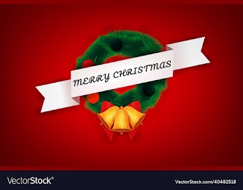 merry christmas greeting card