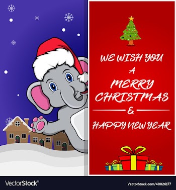 merry christmas greeting card flyer invitation