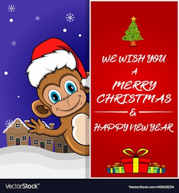 merry christmas greeting card flyer invitation