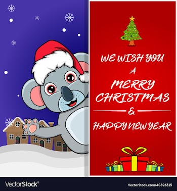 merry christmas greeting card flyer invitation