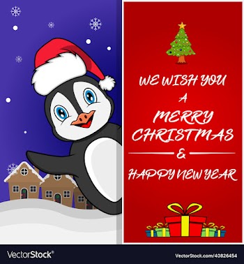 merry christmas greeting card flyer invitation