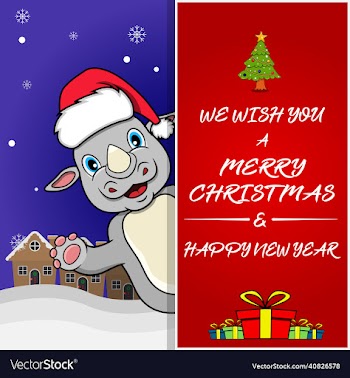 merry christmas greeting card flyer invitation