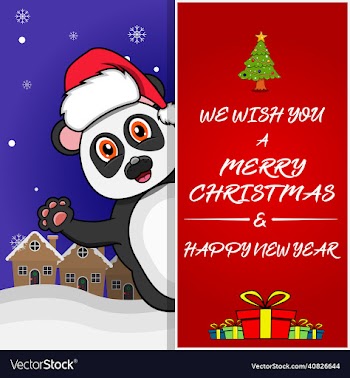 merry christmas greeting card flyer invitation