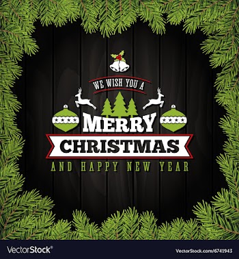  					Merry Christmas Greeting Card vector&nbsp;image														