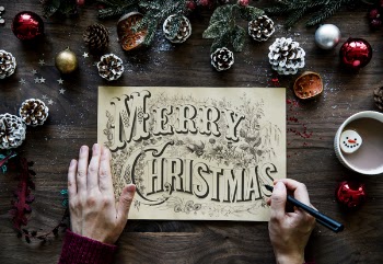 Merry Christmas Greeting Photo