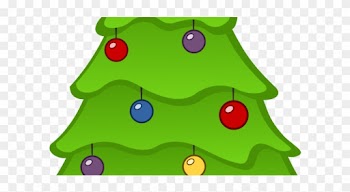 Merry Christmas/happy Holidays - Tree Clipart Christmas Tree