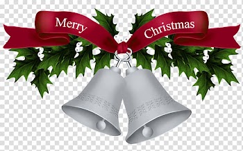 Merry Christmas illustration, Christmas ornament Christmas decoration, Christmas Silver Bells transparent background PNG clipart