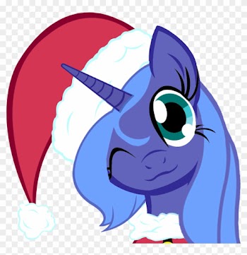 Merry Christmas Princess Luna By Themightysqueegee - My Little Pony Friendship