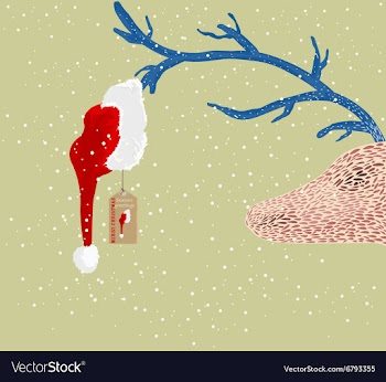 Merry christmas seasons vector image