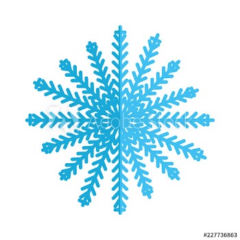 merry christmas snowflake decorative