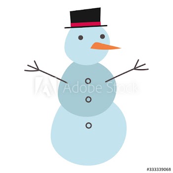 merry christmas snowman cute character