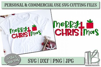 Merry Christmas SVG, Christmas Cut file
