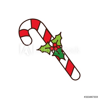 merry christmas sweet cane icon