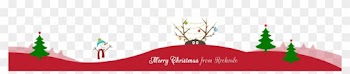 Merry Christmas Text Clipart Footer - Merry Christmas And Happy New Year Footer