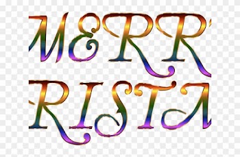 Merry Christmas Text Clipart Pretty - Christmas Day
