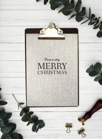 Merry Christmas Text on White Wooden Wall