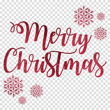 Merry Christmas text overlay, Merry Christmas Snow Flakes transparent background PNG clipart