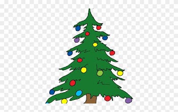 Merry Christmas Tree Clip Art - Christmas Day