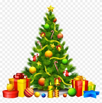 Merry Christmas Tree Clip Art - Christmas Tree Clip Art
