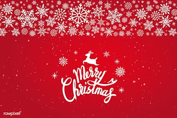 Merry Christmas typography design vector | Free stock vector - 511064
