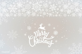 Merry Christmas typography design vector | Free stock vector - 511068