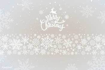 Merry Christmas typography design vector | Free stock vector - 511073
